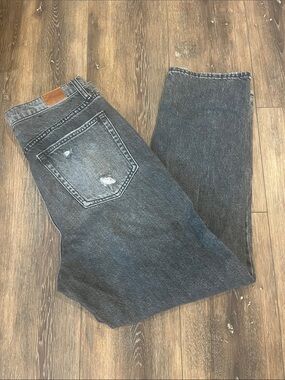 BDG Charcoal Black Straight-Leg Jeans